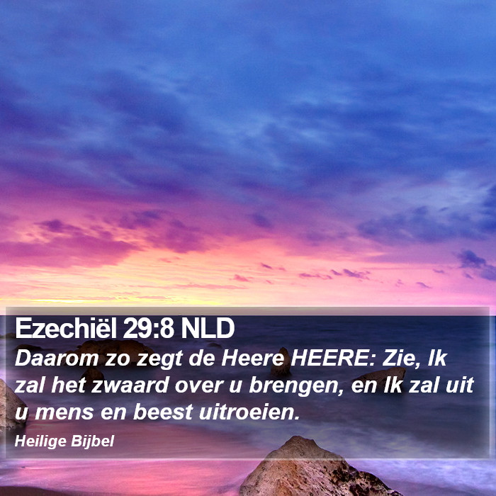 Ezechiël 29:8 NLD Bible Study