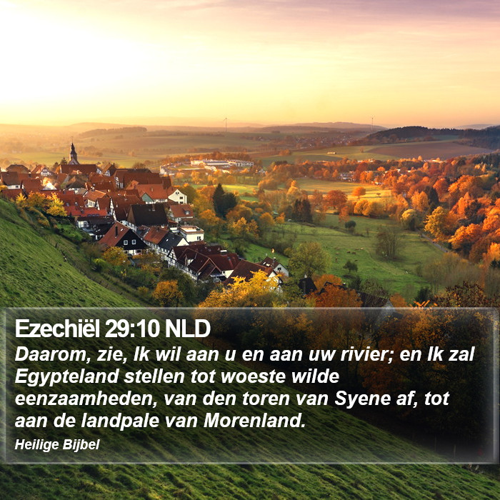 Ezechiël 29:10 NLD Bible Study