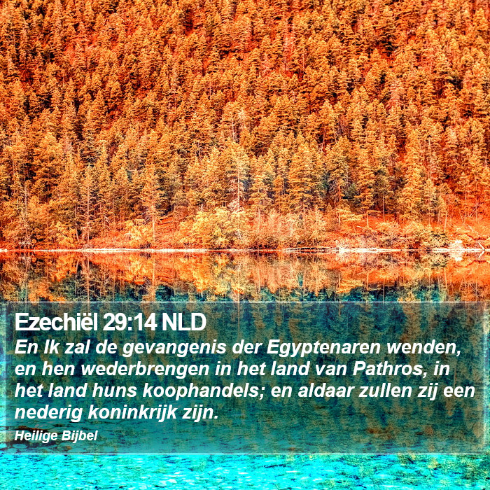 Ezechiël 29:14 NLD Bible Study