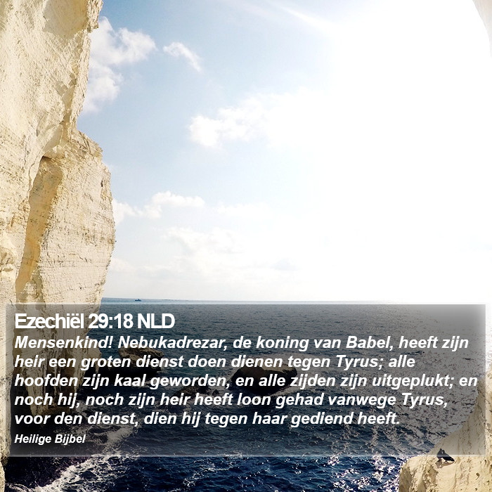 Ezechiël 29:18 NLD Bible Study