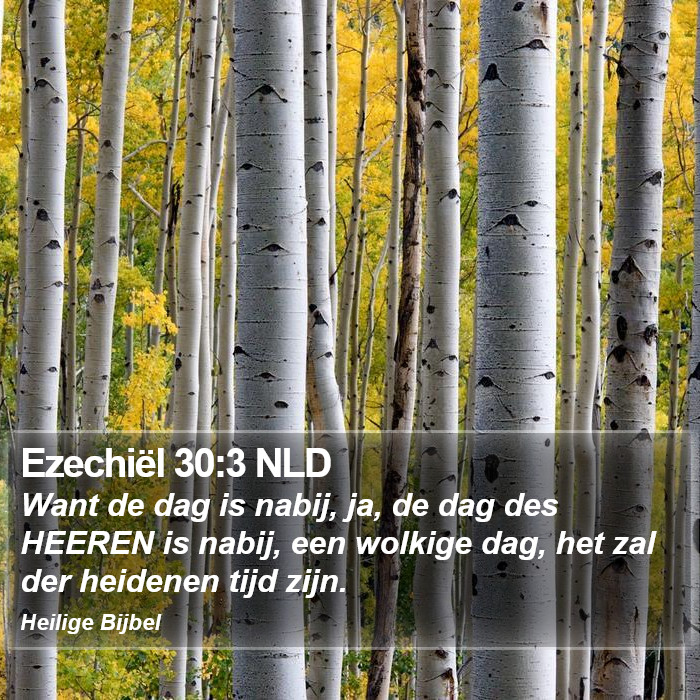 Ezechiël 30:3 NLD Bible Study