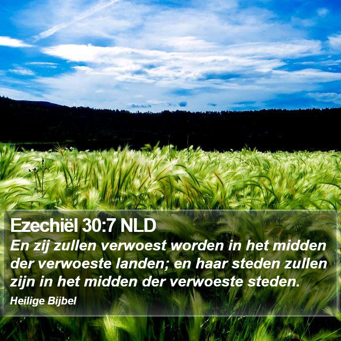 Ezechiël 30:7 NLD Bible Study