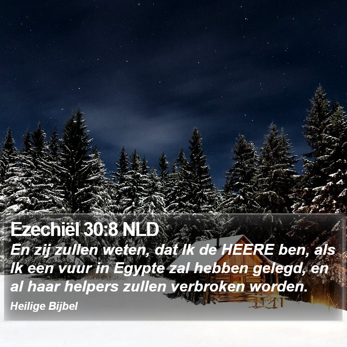Ezechiël 30:8 NLD Bible Study
