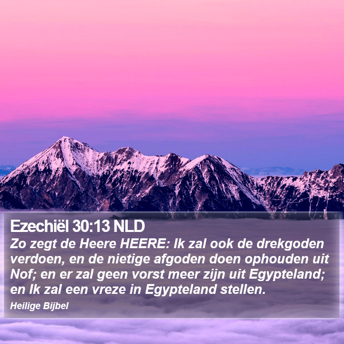 Ezechiël 30:13 NLD Bible Study