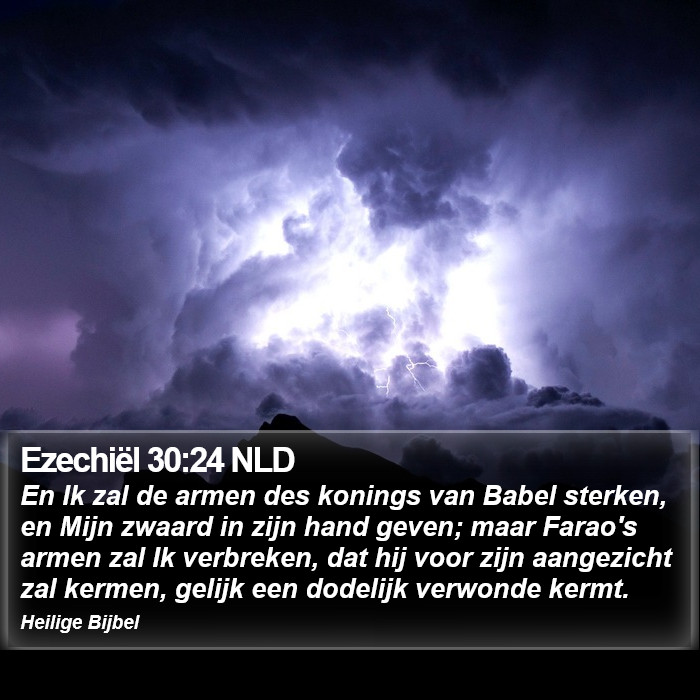 Ezechiël 30:24 NLD Bible Study