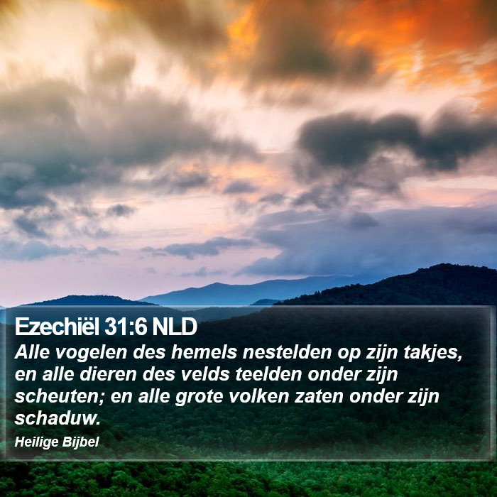 Ezechiël 31:6 NLD Bible Study