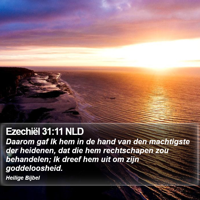 Ezechiël 31:11 NLD Bible Study