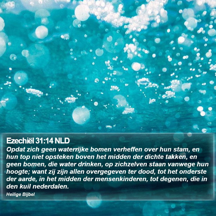 Ezechiël 31:14 NLD Bible Study