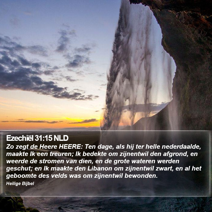 Ezechiël 31:15 NLD Bible Study