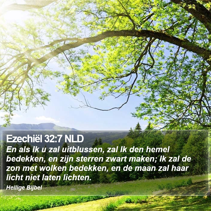 Ezechiël 32:7 NLD Bible Study