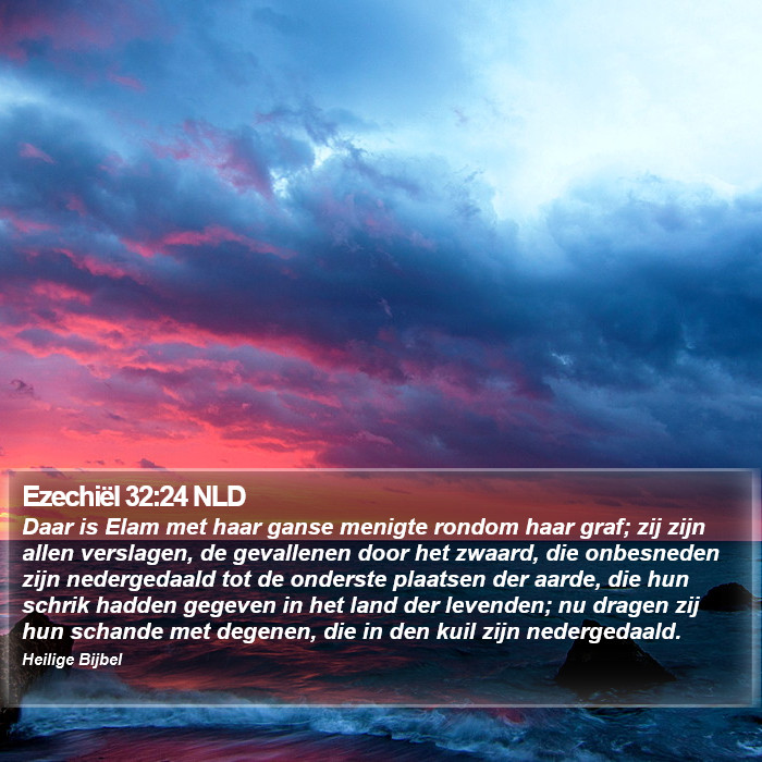 Ezechiël 32:24 NLD Bible Study