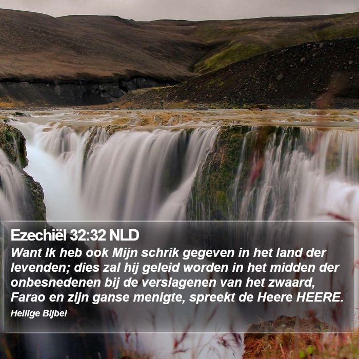 Ezechiël 32:32 NLD Bible Study