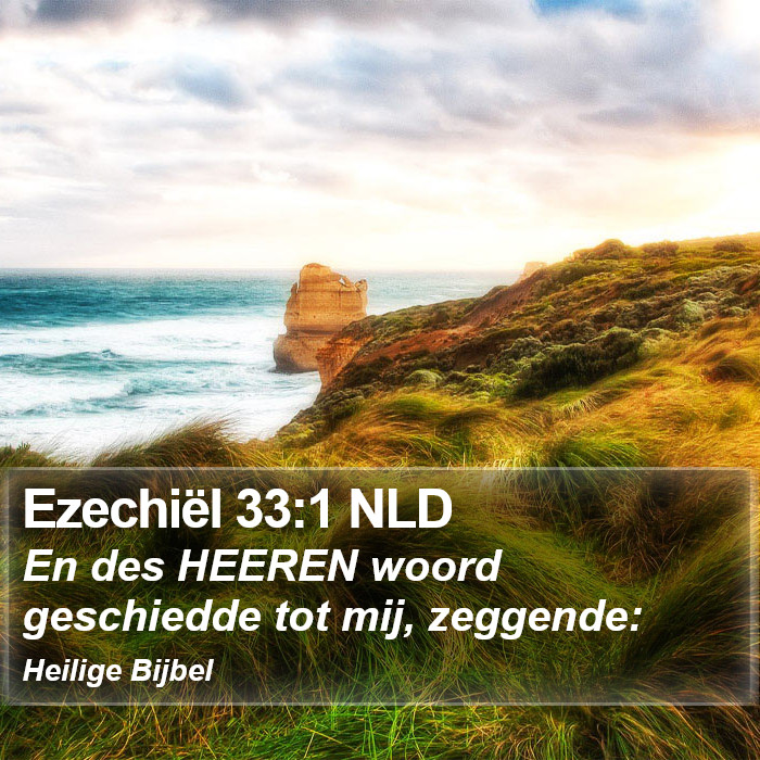 Ezechiël 33:1 NLD Bible Study