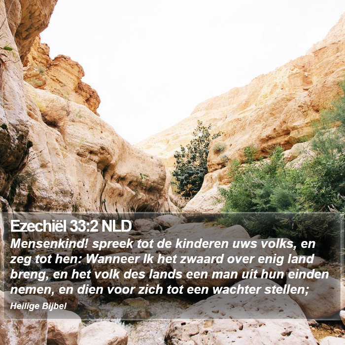 Ezechiël 33:2 NLD Bible Study