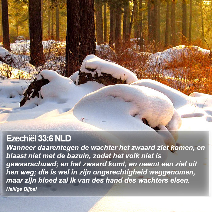 Ezechiël 33:6 NLD Bible Study