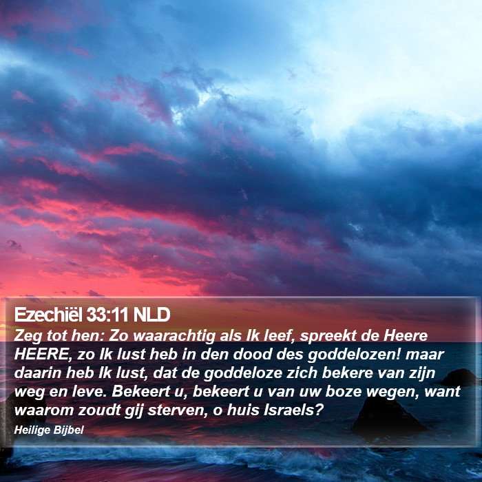 Ezechiël 33:11 NLD Bible Study
