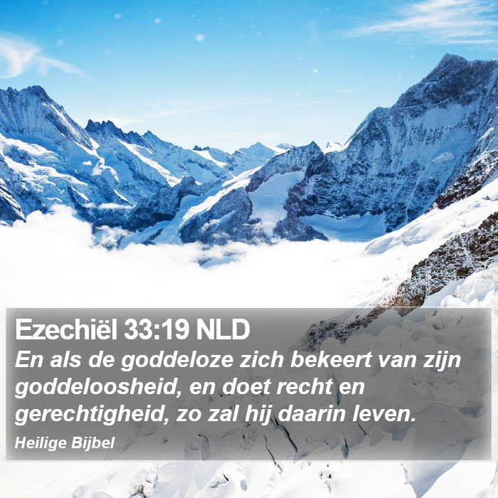 Ezechiël 33:19 NLD Bible Study