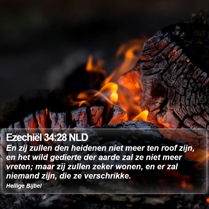 Ezechiël 34:28 NLD Bible Study