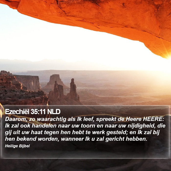 Ezechiël 35:11 NLD Bible Study