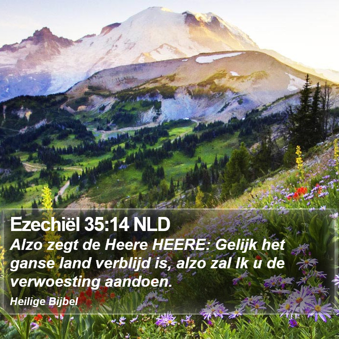 Ezechiël 35:14 NLD Bible Study
