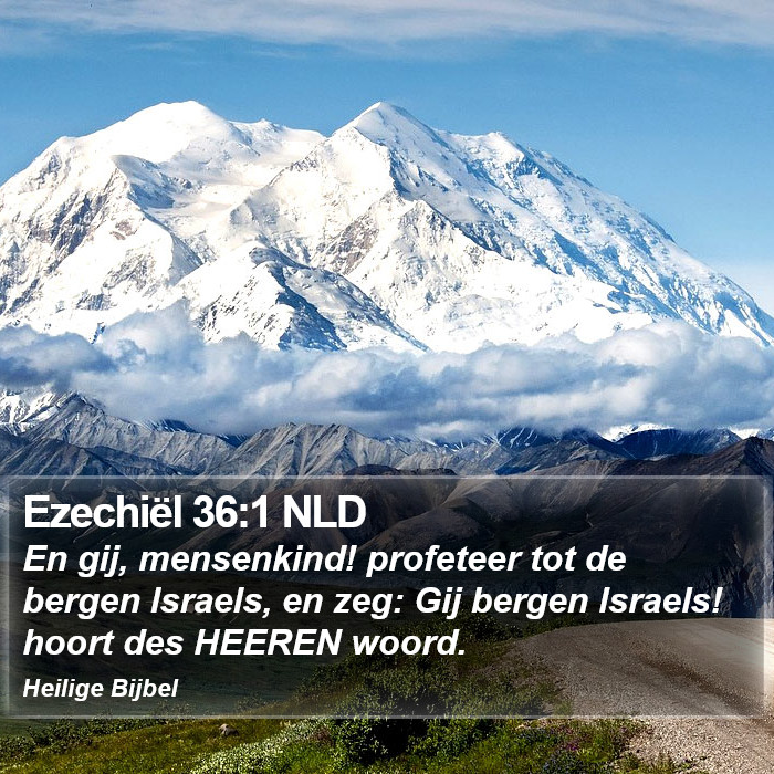 Ezechiël 36:1 NLD Bible Study