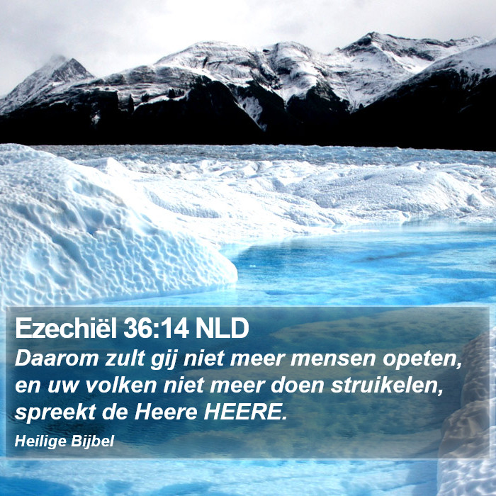 Ezechiël 36:14 NLD Bible Study