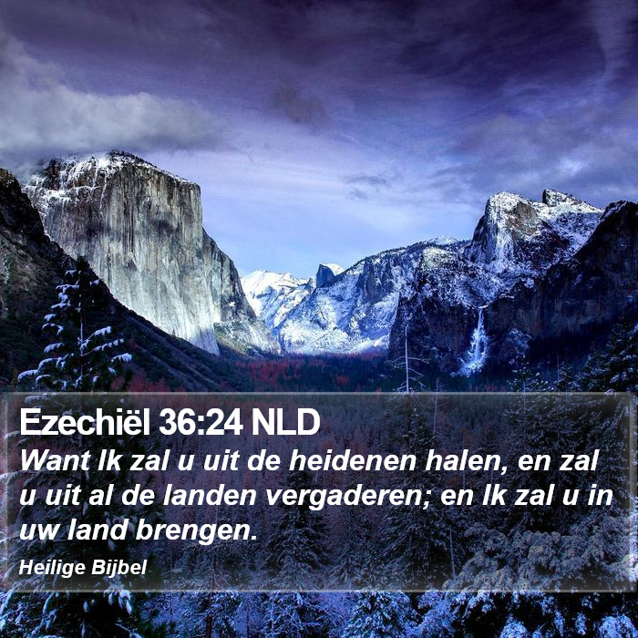 Ezechiël 36:24 NLD Bible Study