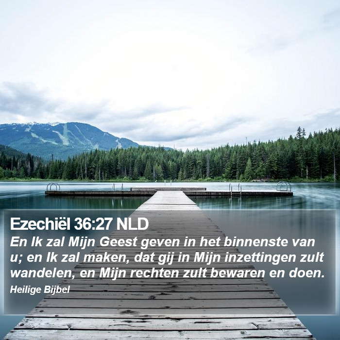Ezechiël 36:27 NLD Bible Study