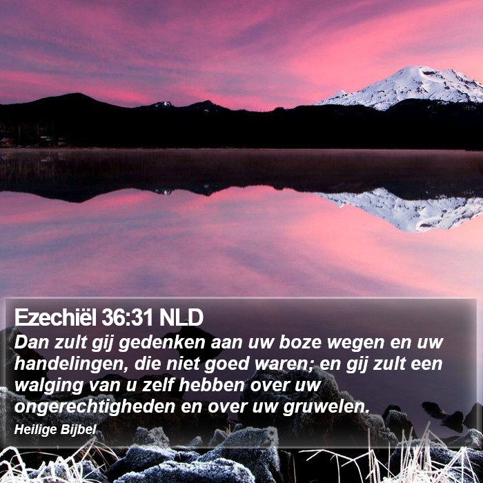 Ezechiël 36:31 NLD Bible Study