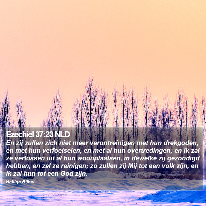 Ezechiël 37:23 NLD Bible Study