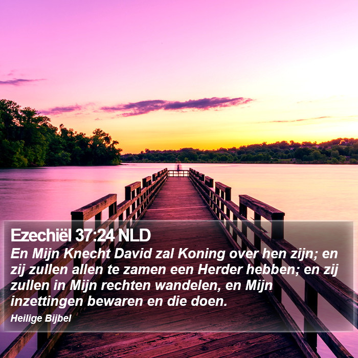 Ezechiël 37:24 NLD Bible Study