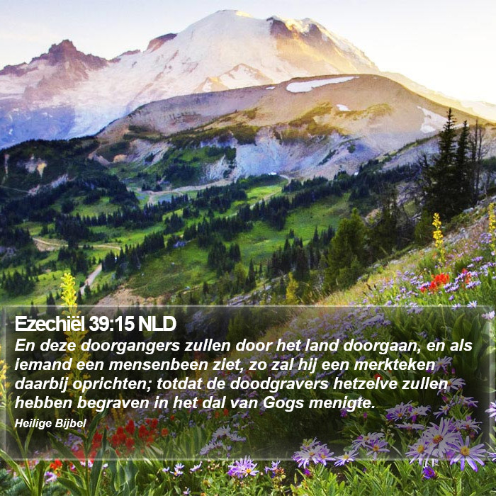 Ezechiël 39:15 NLD Bible Study