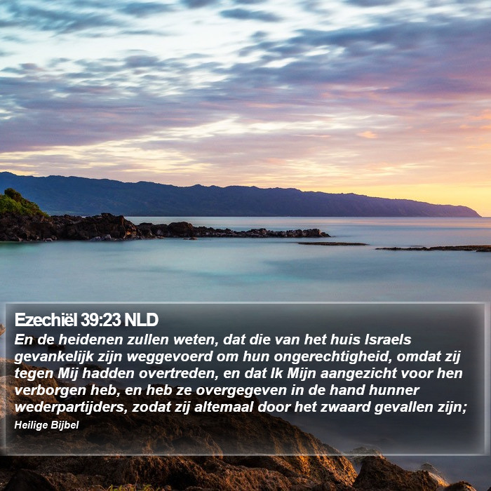 Ezechiël 39:23 NLD Bible Study