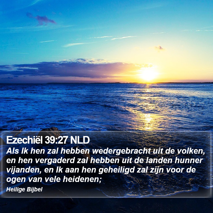 Ezechiël 39:27 NLD Bible Study