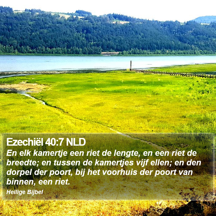 Ezechiël 40:7 NLD Bible Study