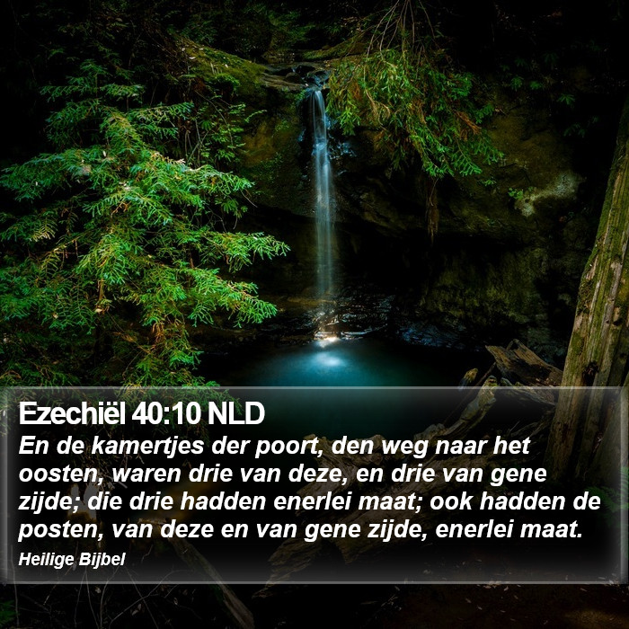 Ezechiël 40:10 NLD Bible Study