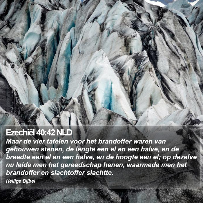 Ezechiël 40:42 NLD Bible Study