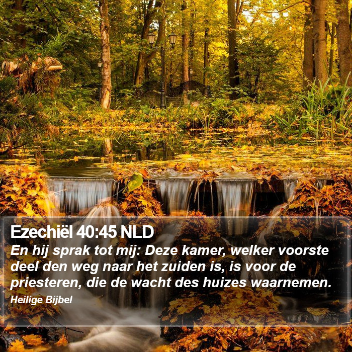 Ezechiël 40:45 NLD Bible Study
