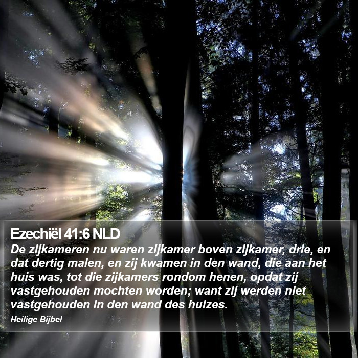 Ezechiël 41:6 NLD Bible Study
