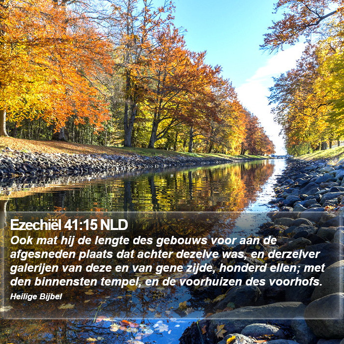 Ezechiël 41:15 NLD Bible Study