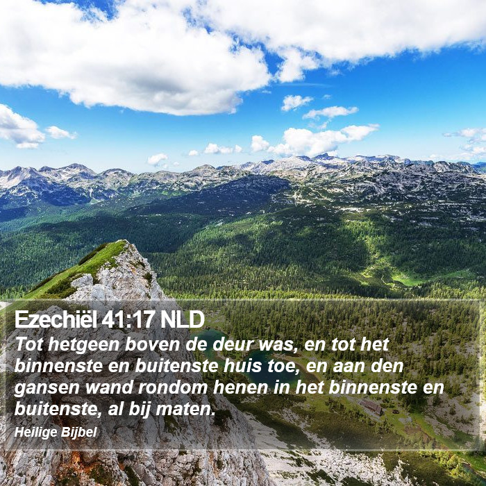 Ezechiël 41:17 NLD Bible Study