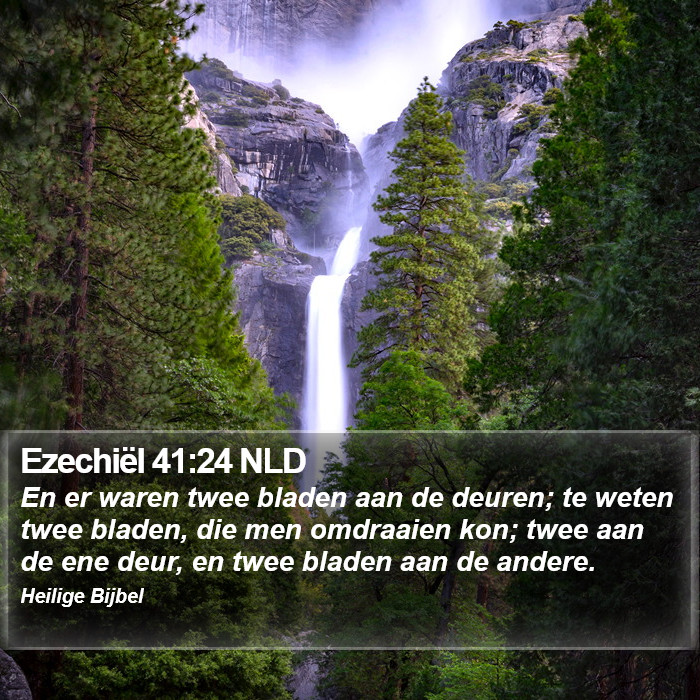 Ezechiël 41:24 NLD Bible Study