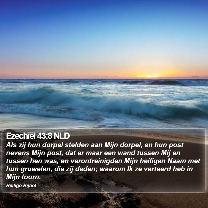 Ezechiël 43:8 NLD Bible Study