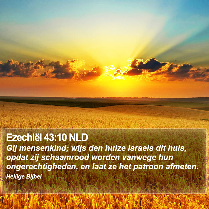Ezechiël 43:10 NLD Bible Study
