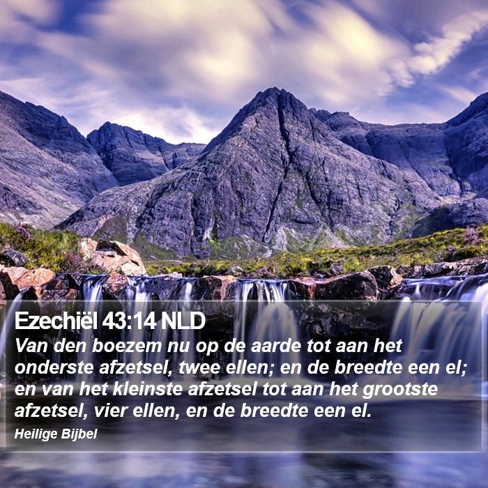 Ezechiël 43:14 NLD Bible Study