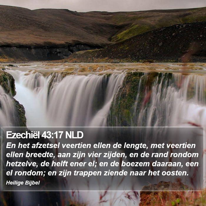 Ezechiël 43:17 NLD Bible Study
