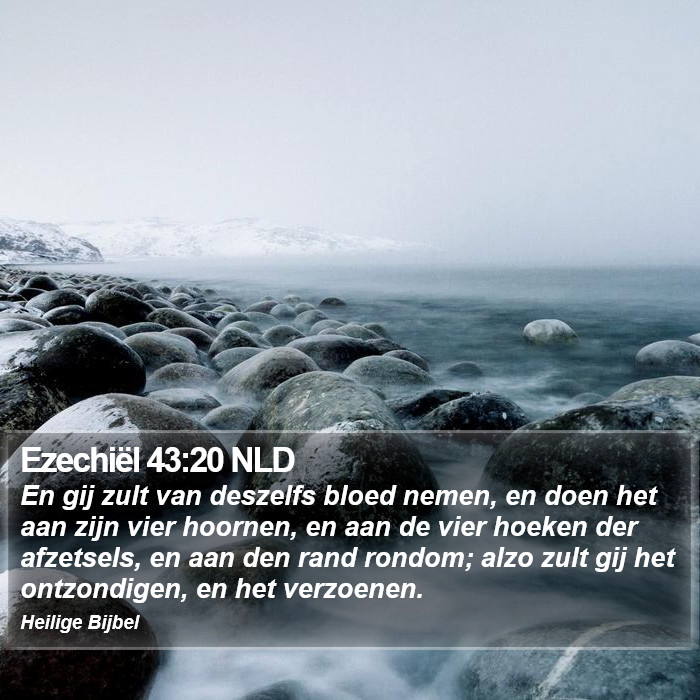 Ezechiël 43:20 NLD Bible Study