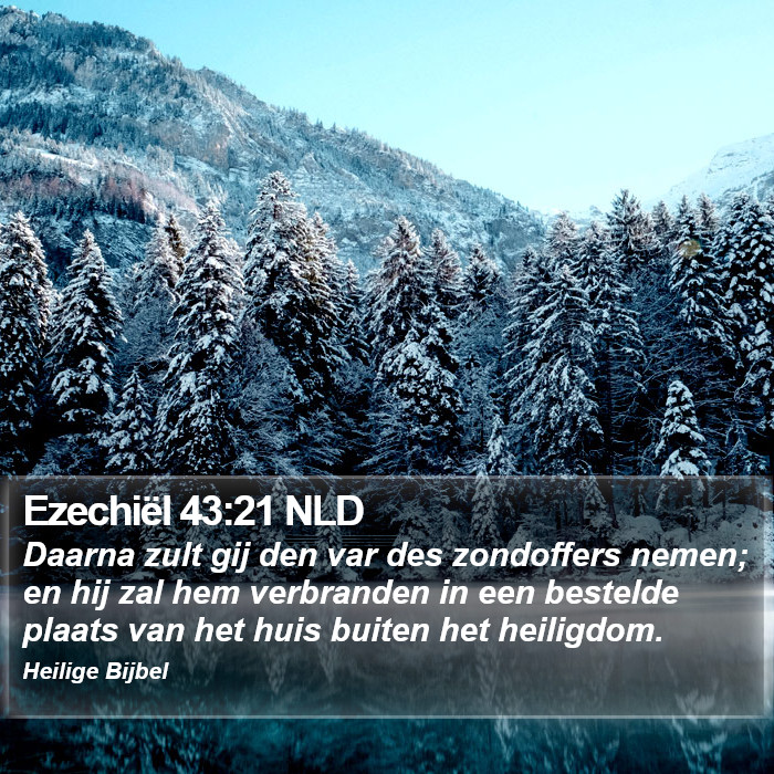 Ezechiël 43:21 NLD Bible Study