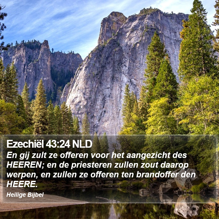 Ezechiël 43:24 NLD Bible Study