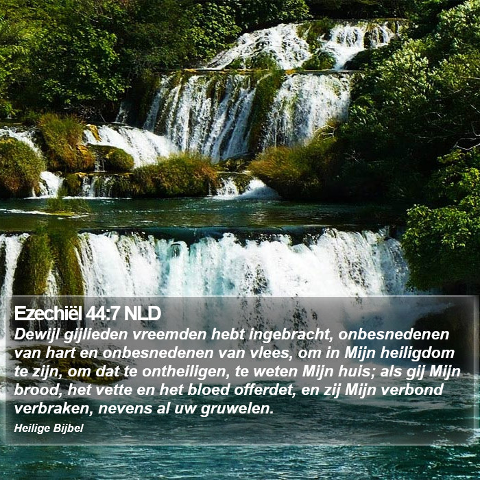 Ezechiël 44:7 NLD Bible Study